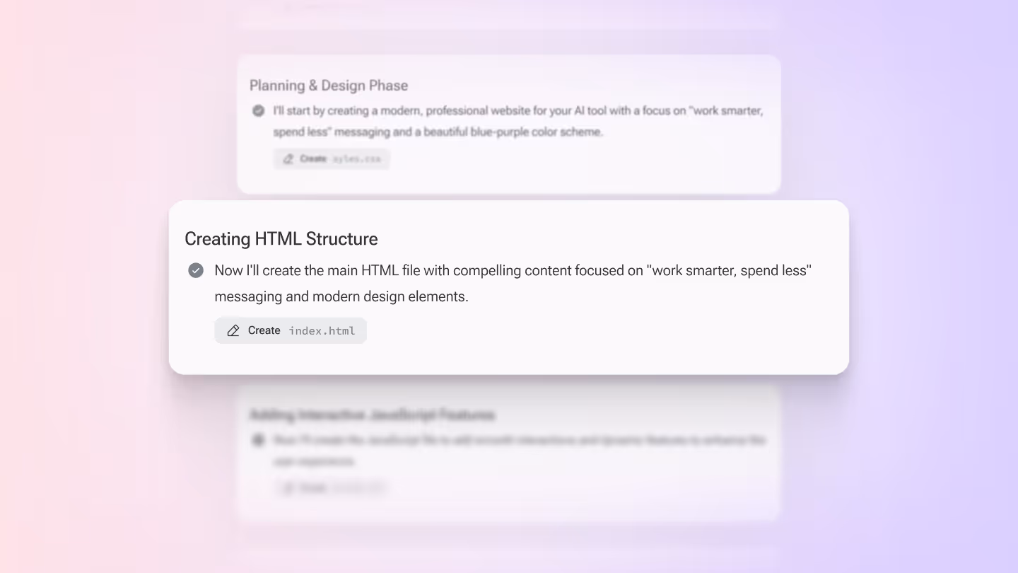 SuperNinja showcasing task progress state for the user request