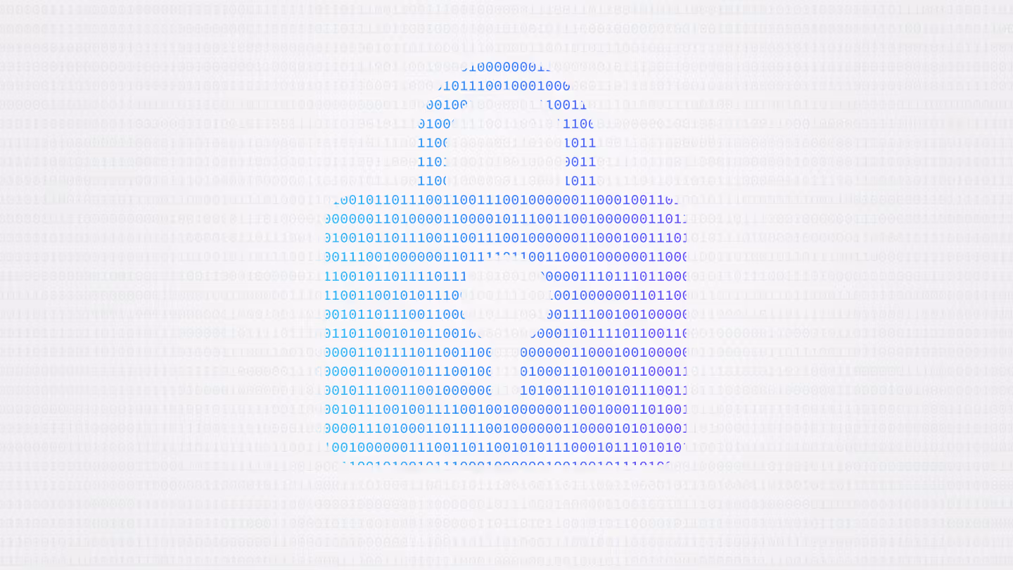 Binary code displaying a lock icon for secure and safe