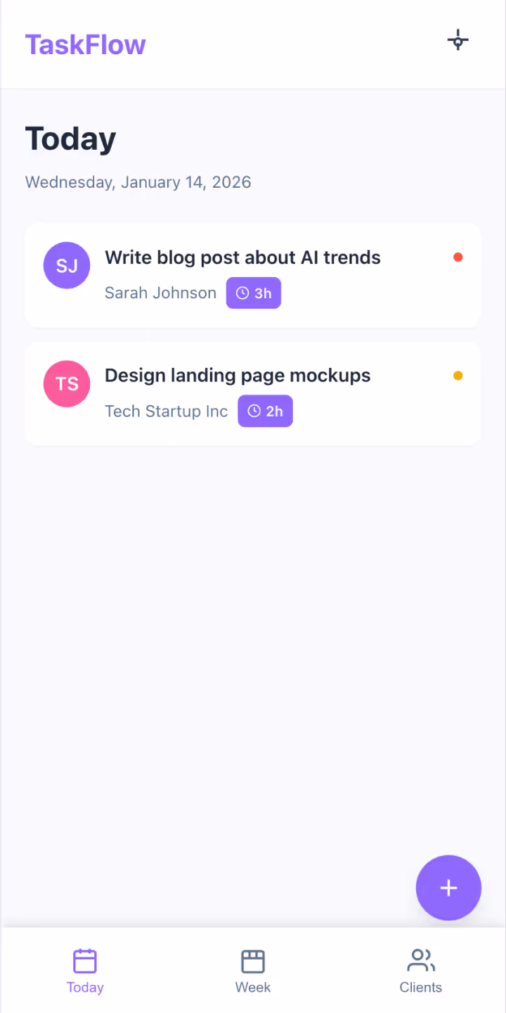 Task management tracking tool