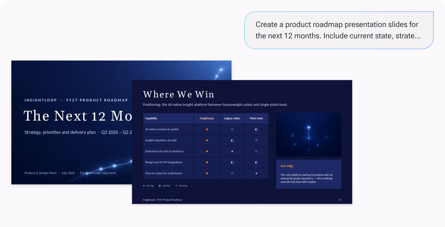 Create slides