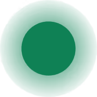 Solid green circle on a transparent background.