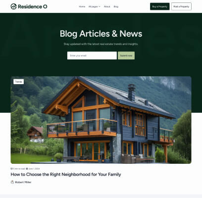 Thumb Blog V3 - Residence O - A Scaleable Real Estate Webflow Template