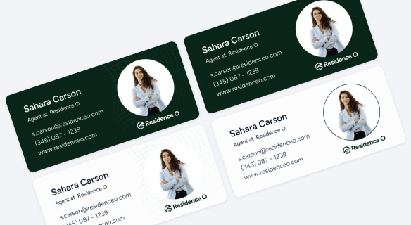 Email Signatures - Residence O - A Scaleable Real Estate Webflow Template