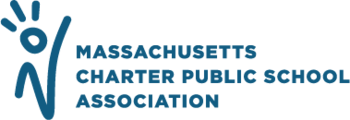 Massachusetts Chapter Public School Association logo with stylized figure and text.