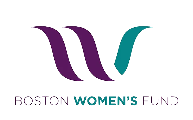 Boston Women’s Fund logo with stylized W in purple and teal above the organization name.