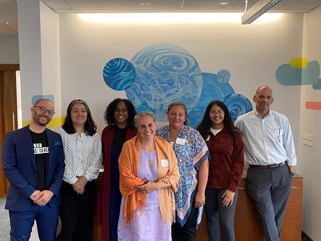 image of a diverse team in a meeting (for edtech)