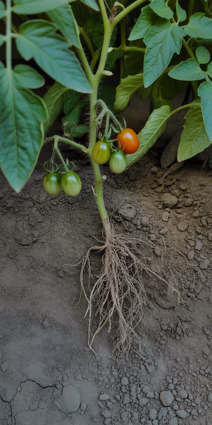 Cherry Tomato Roots