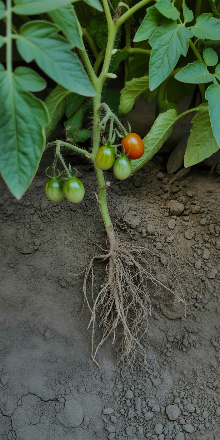 Cherry Tomato Roots