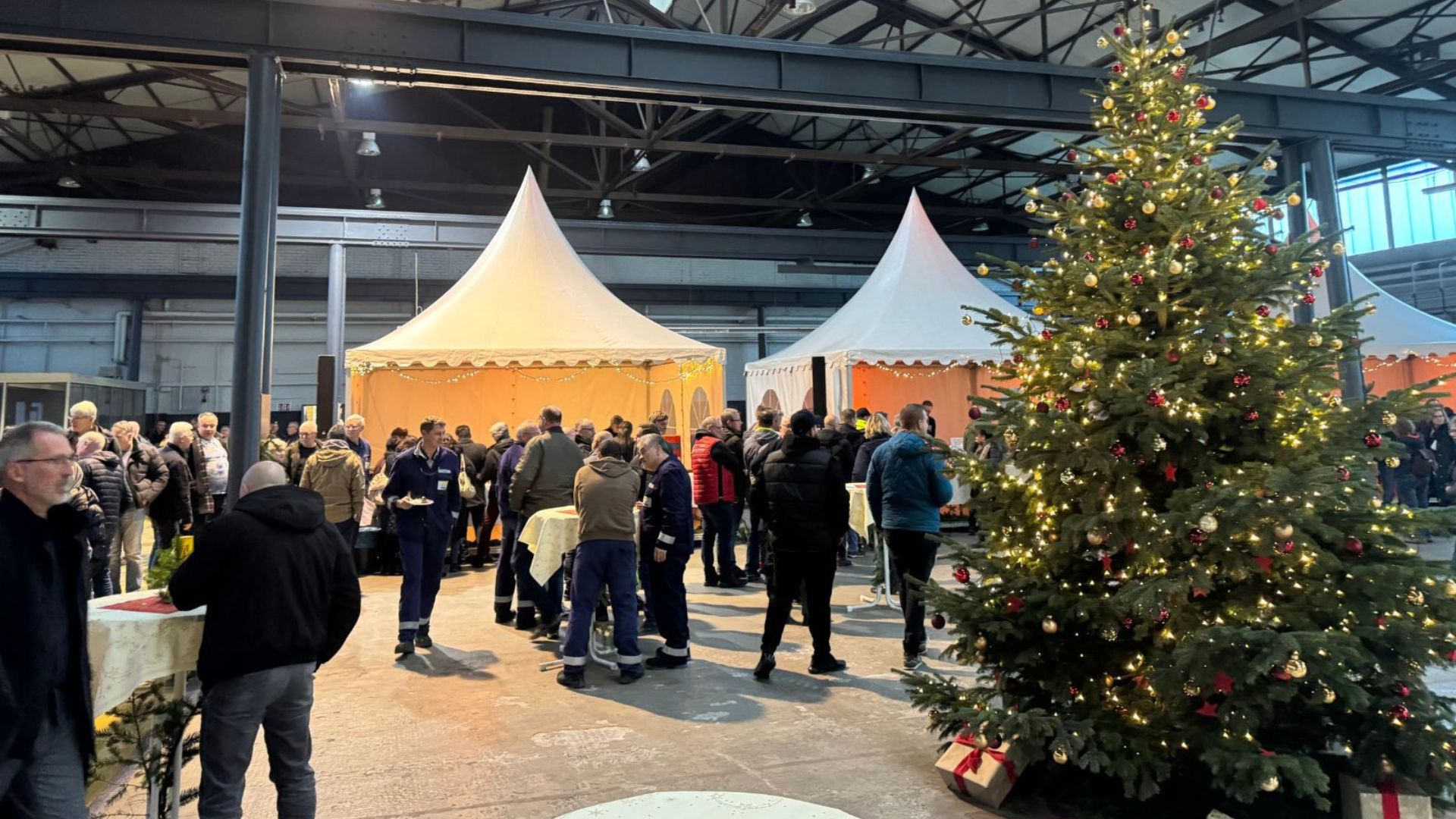 Winterliches Catering Firmenfest
