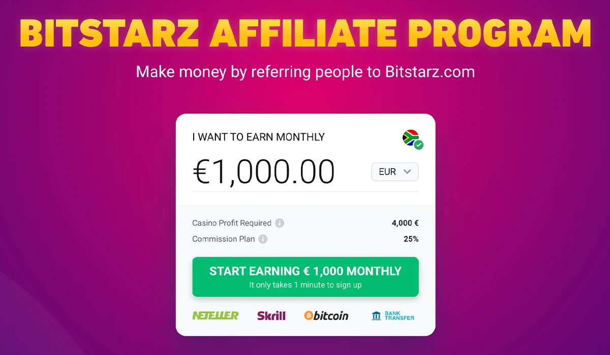 Bitstary affiliate program
