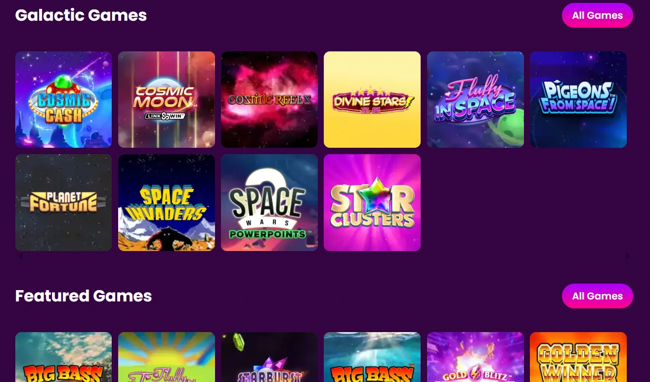 Space Wins games preview