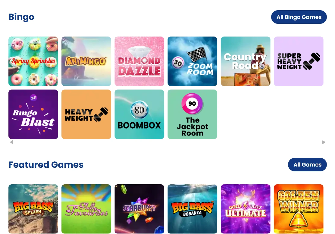 OK Bingo UK games preview