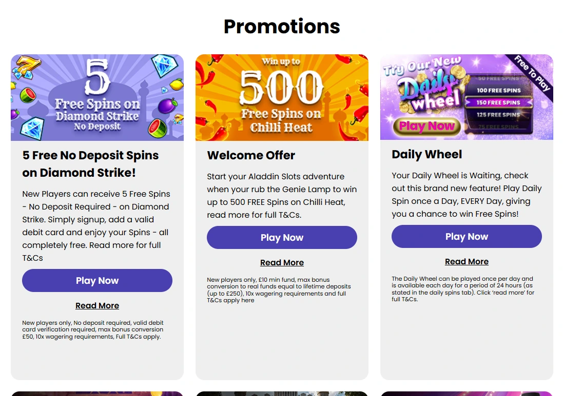 Aladdin Slots bonus preview