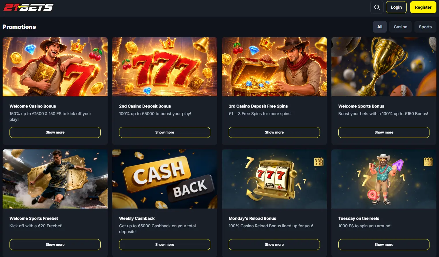 21bets bonus preview