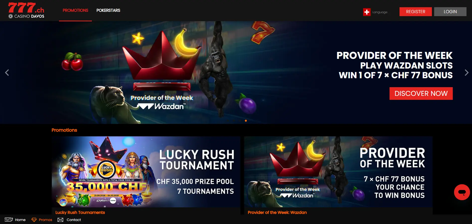 777 Casino bonus preview