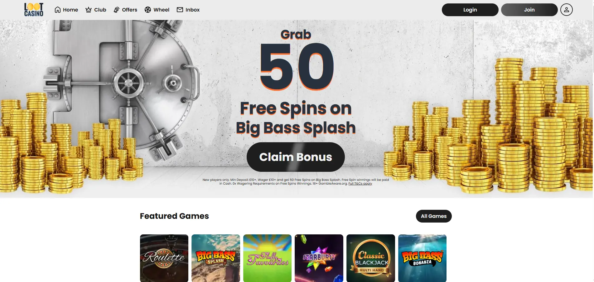 Loot Casino UK casino gallery image