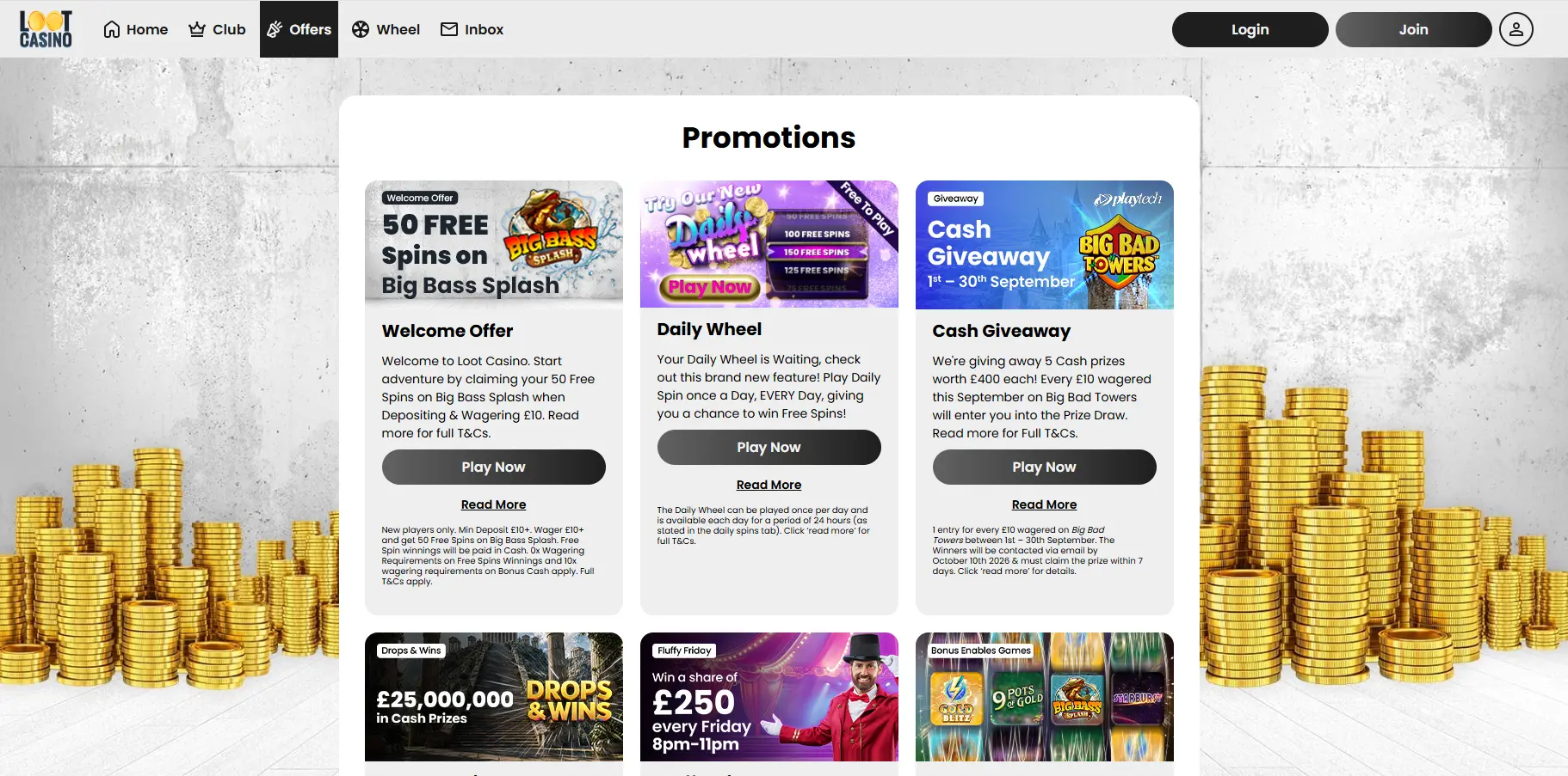 Loot Casino UK bonus preview