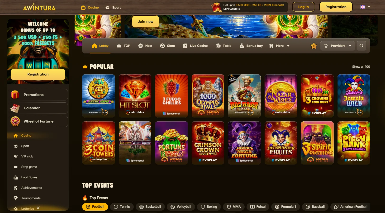Awintura games preview
