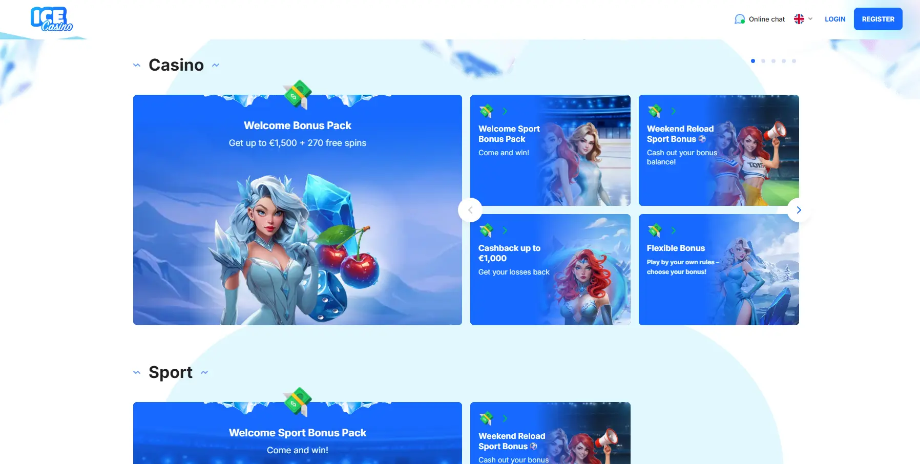 ICE Casino bonus preview