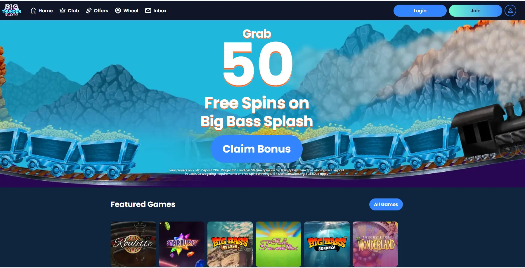 Big Thunder Slots UK casino gallery image