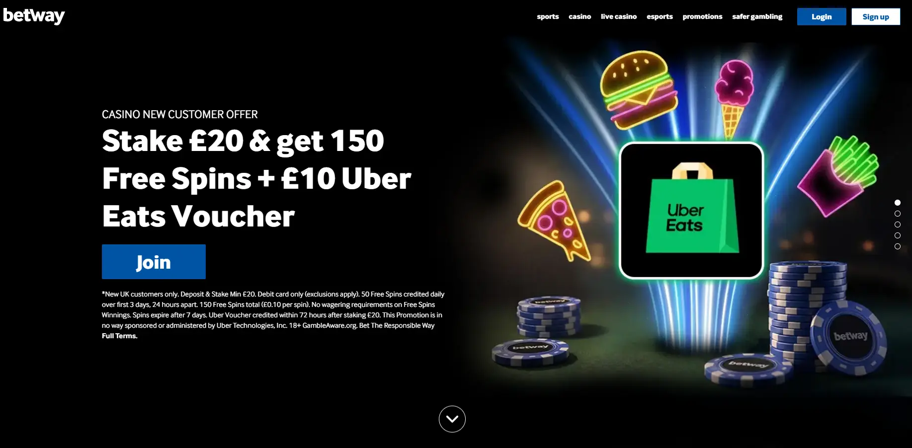 Betway UK casino gallery image