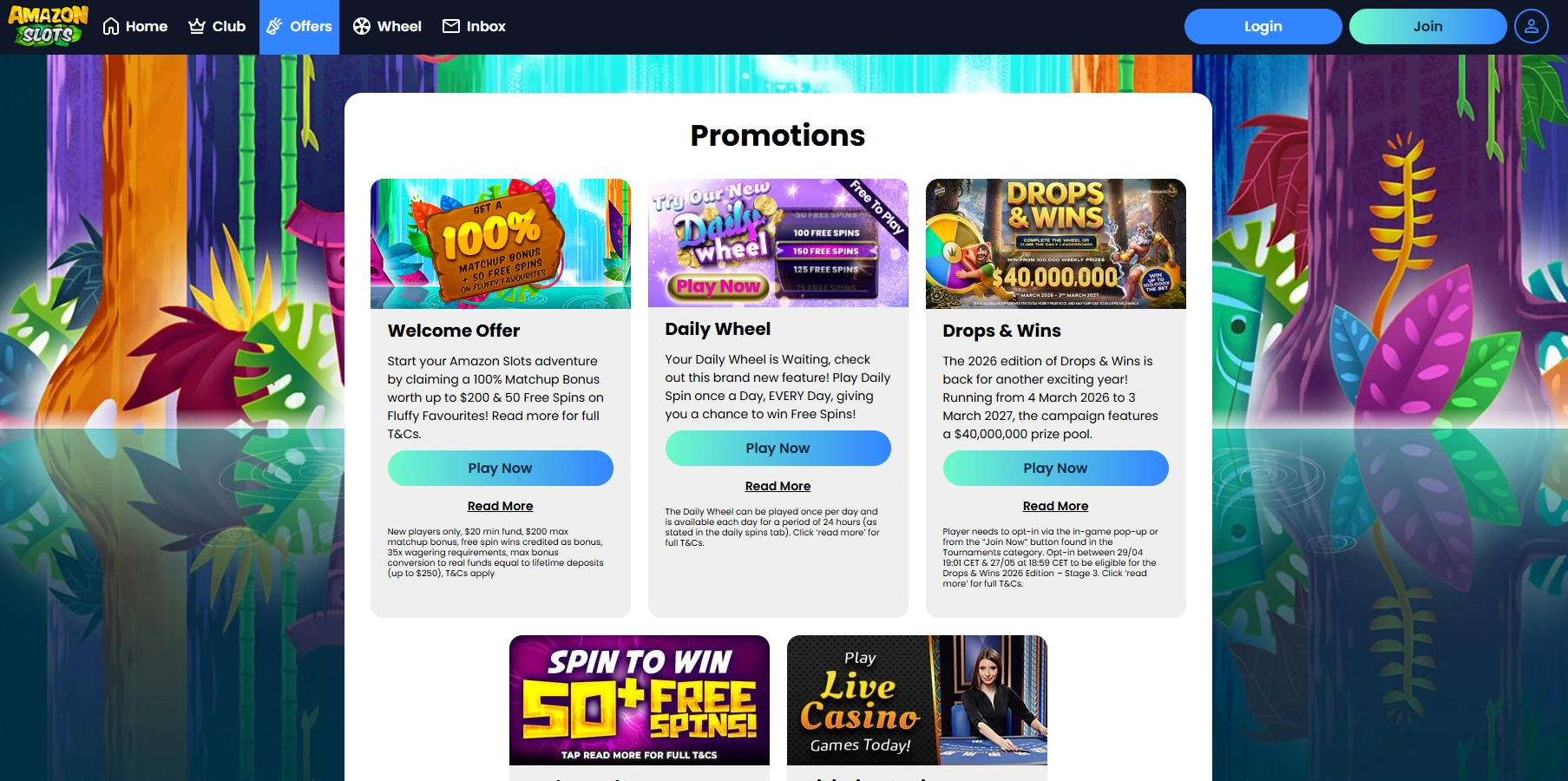 Amazon Slots ONT bonus preview