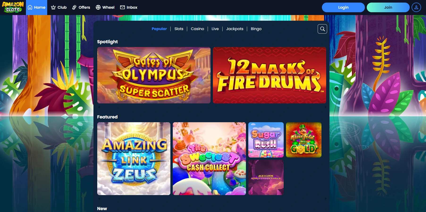 Amazon Slots ONT games preview