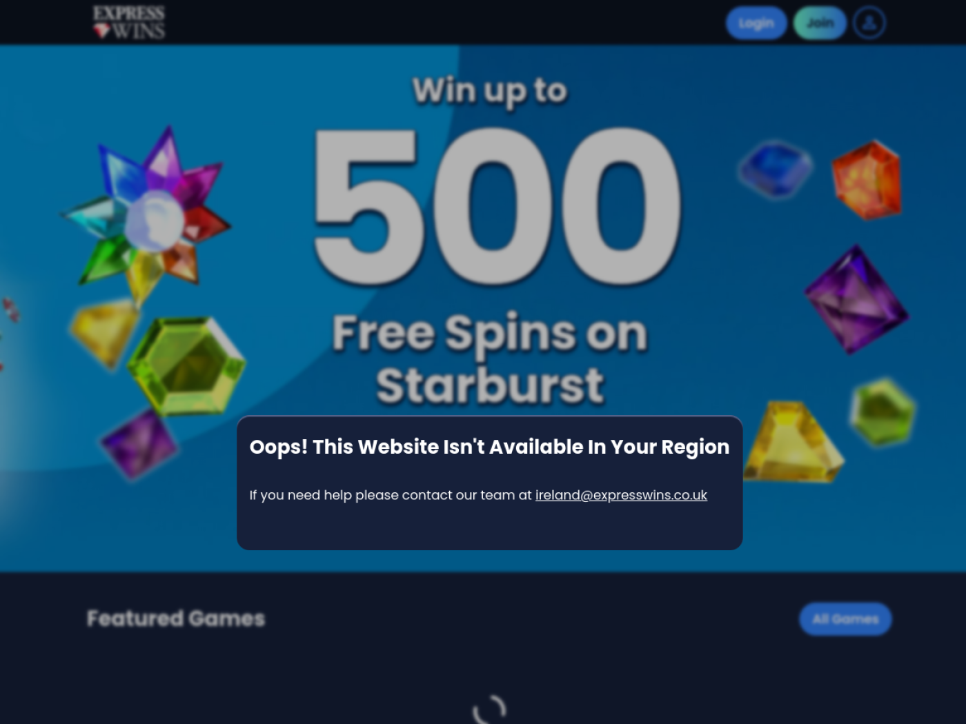 Express Wins IE casino gallery image