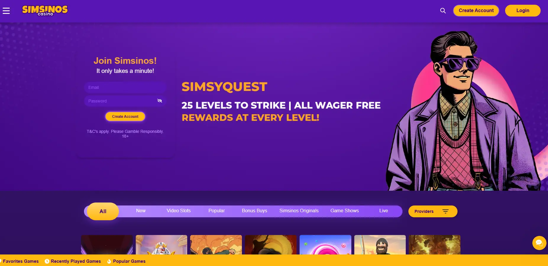 Simsinos casino gallery image
