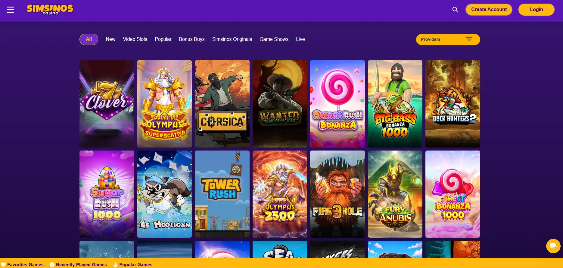 Simsinos games preview