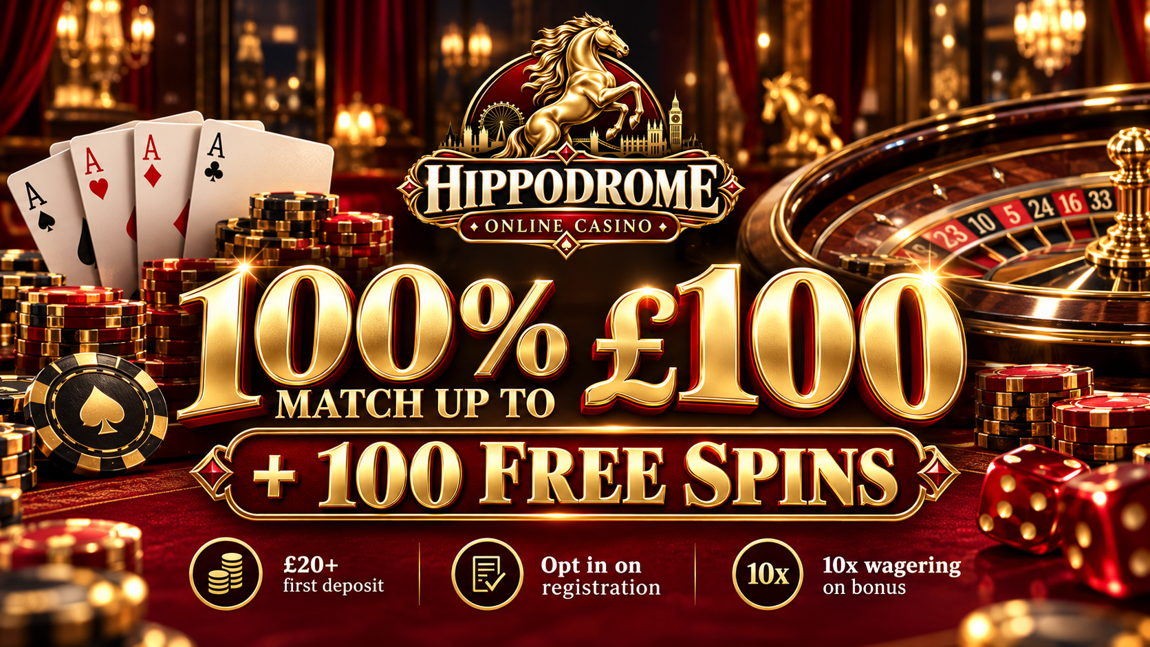 Hippodrome Casino bonus preview