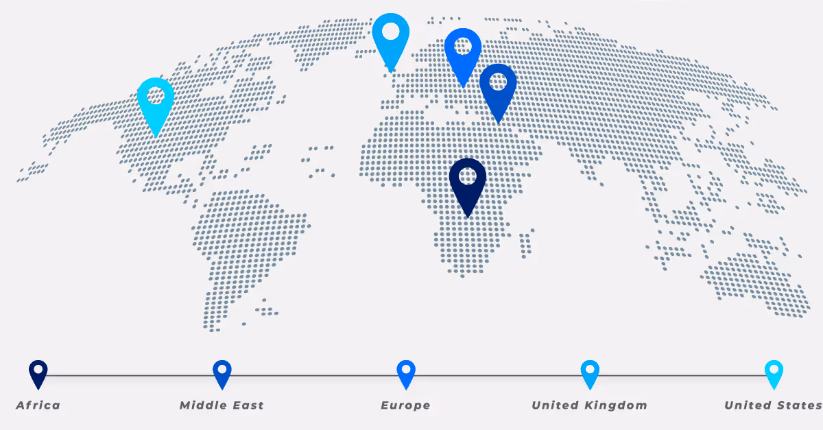 First Technology global map