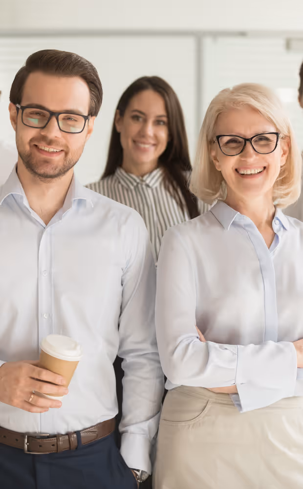 First Technology group of three people