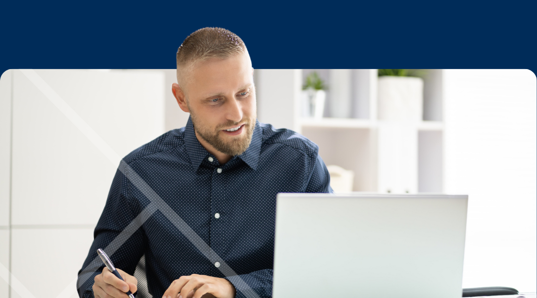 Woman sitting at a laptop First Technology Cyber Security Solutions Workshops