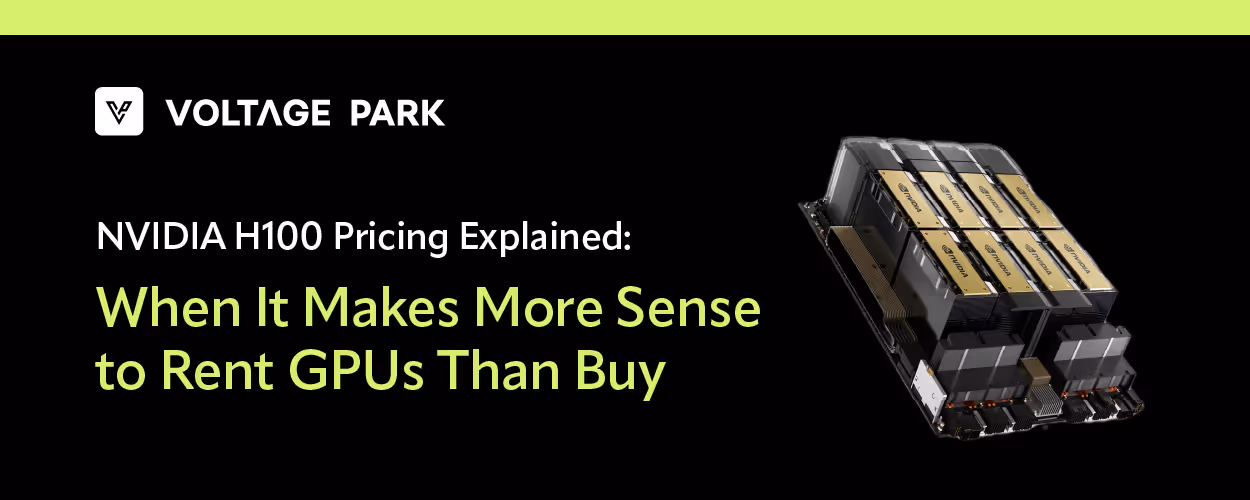 NVIDIA H100 Pricing Explained: When It Makes More Sense to Build with our GPUs