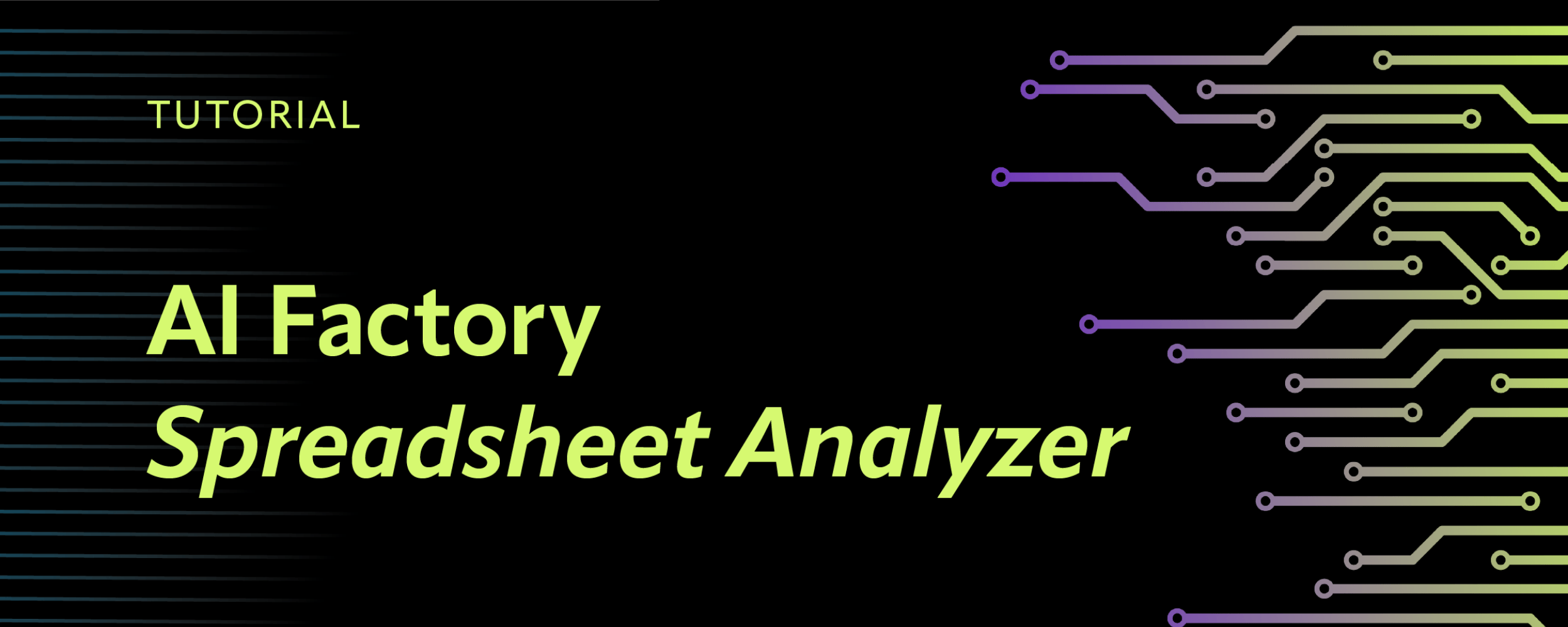 How to Use the Spreadsheet Analyzer