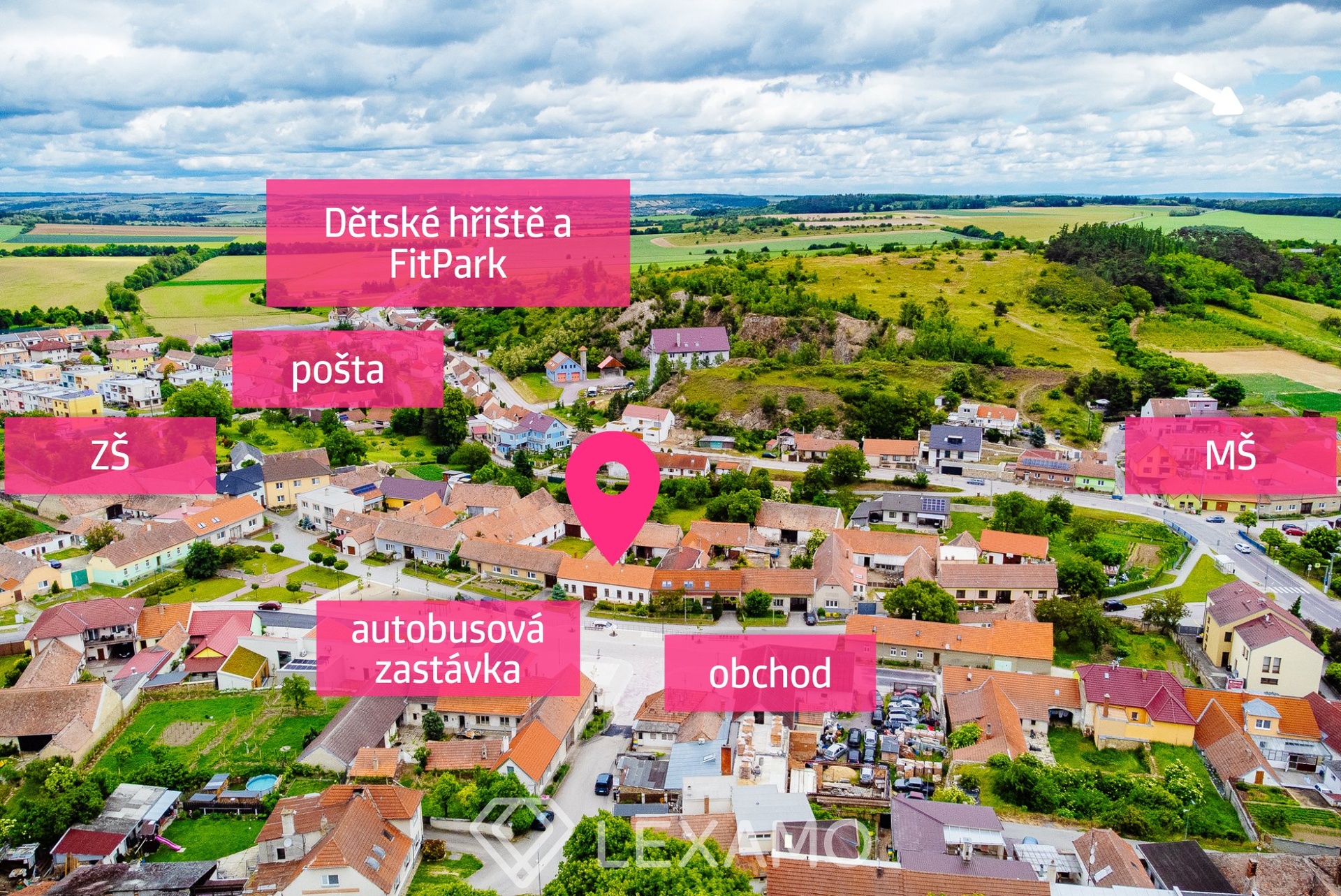 Mapka Únanov