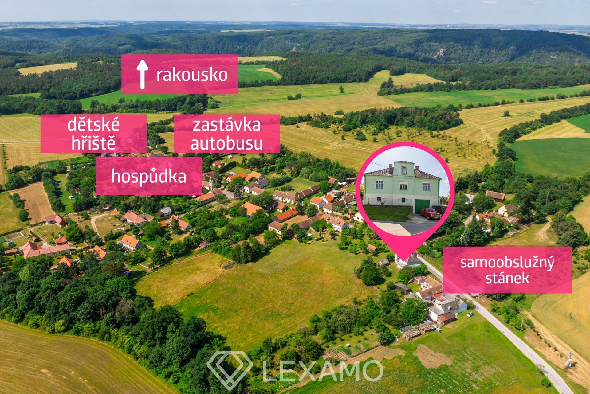 mapka okolí