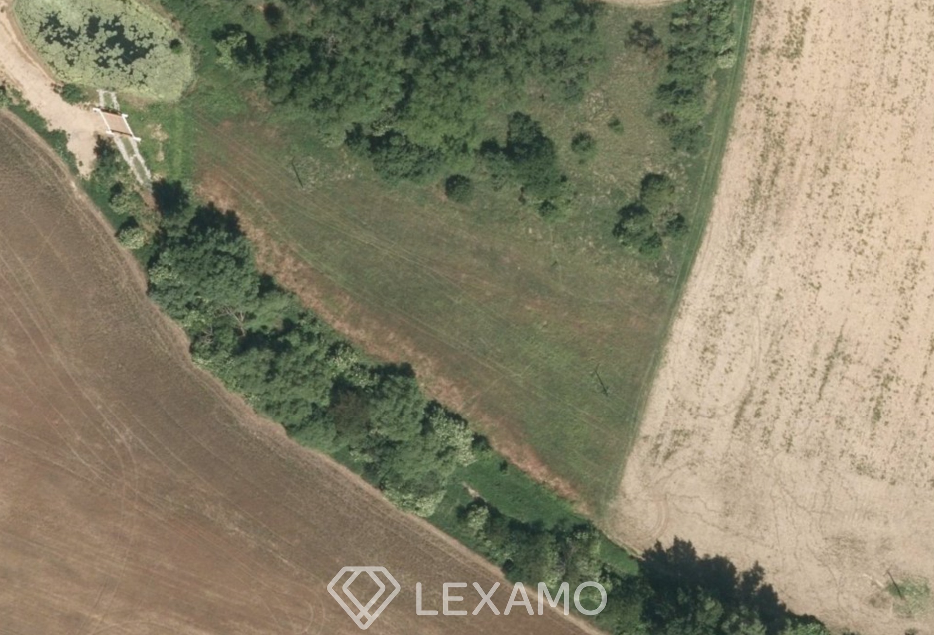mapa pole Běhařovice