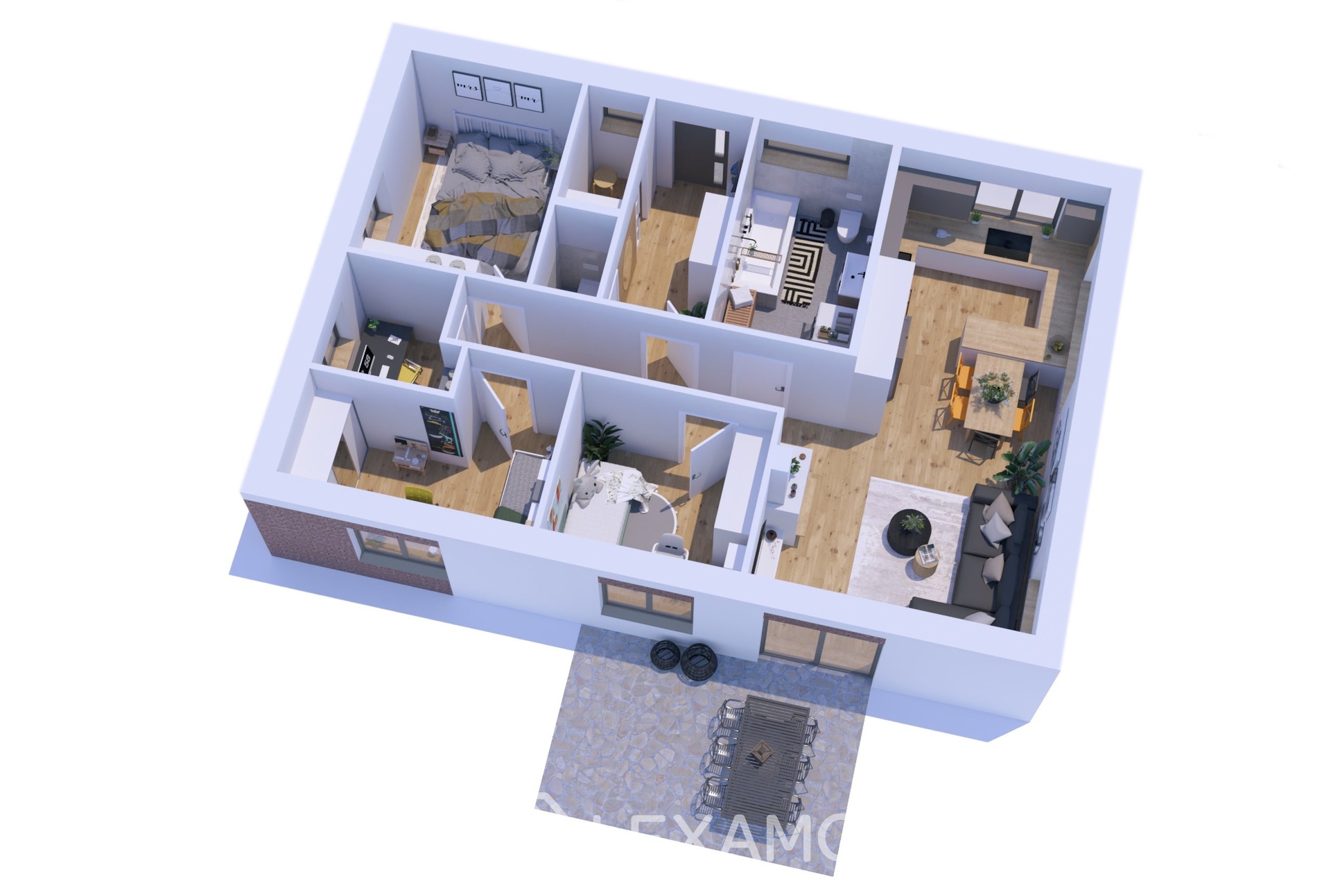 3D_pudorys_Mackovice_12 - Photo