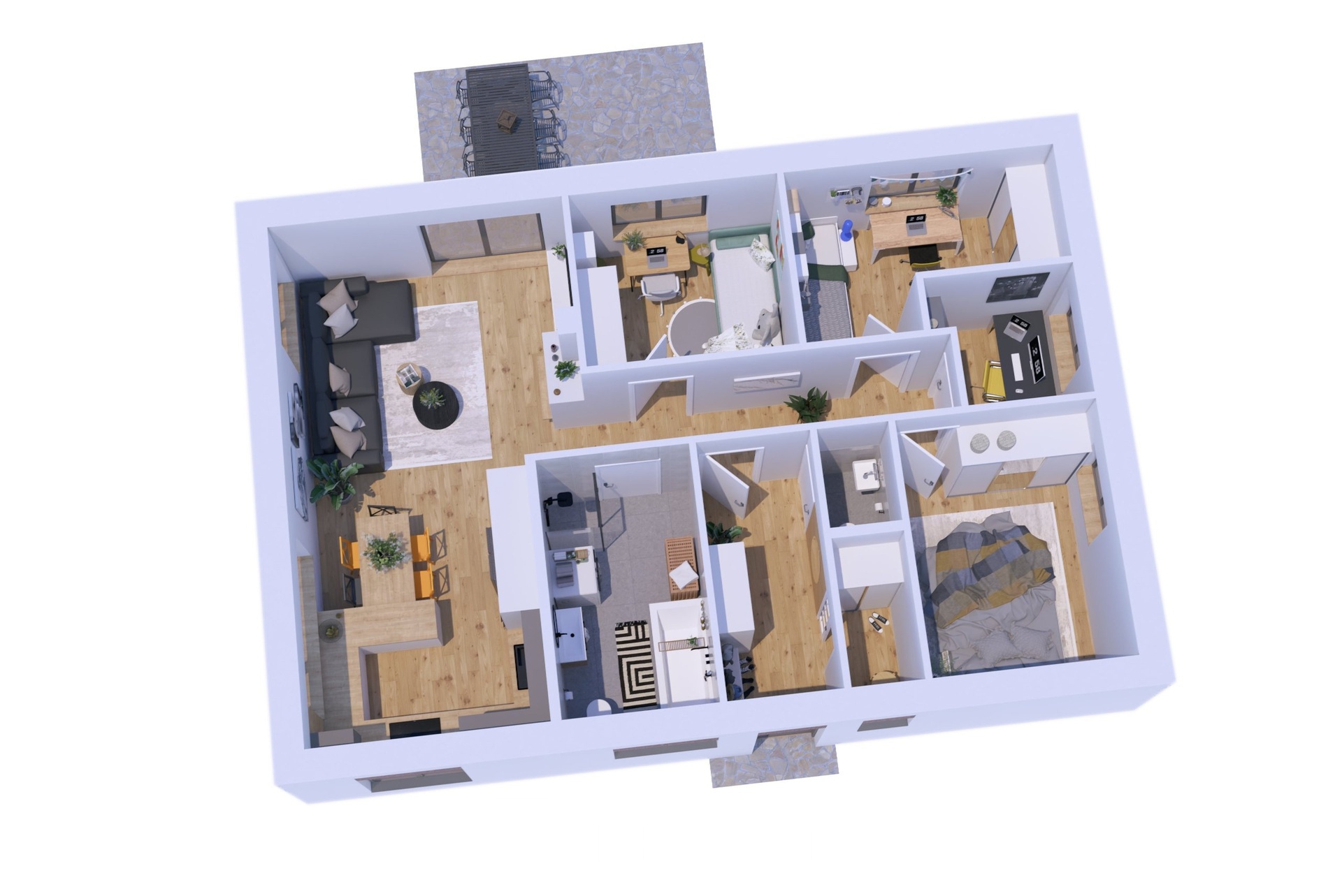 3D_pudorys_Mackovice_13 - Photo