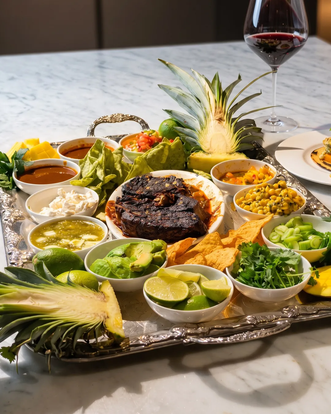 Roy's Taco – chipotlebräserad högrevskärna med fyra salsor