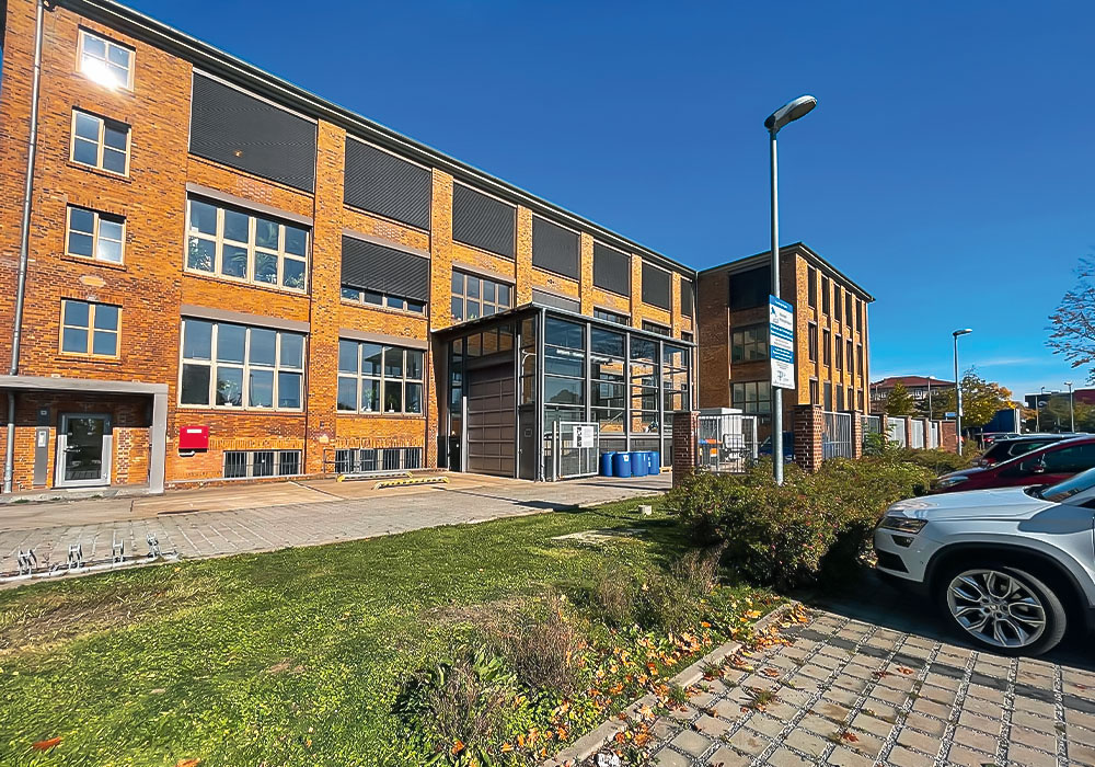 Aussenansicht der Schankanlagen K.-D. Blechschmidt GmbH in der Overbeckstr. 39a