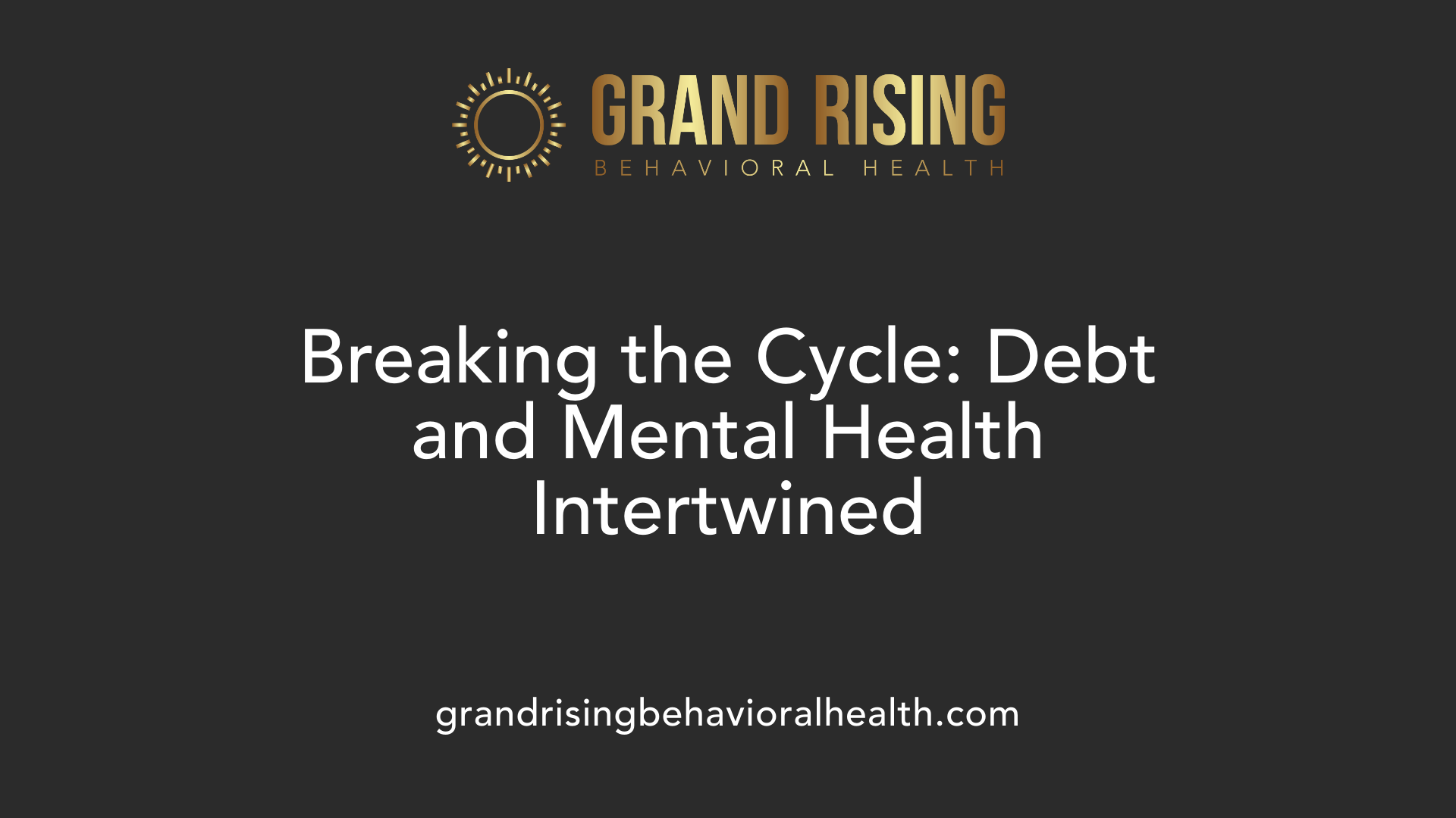 Breaking the Cycle: Debt and Mental Health Intertwined