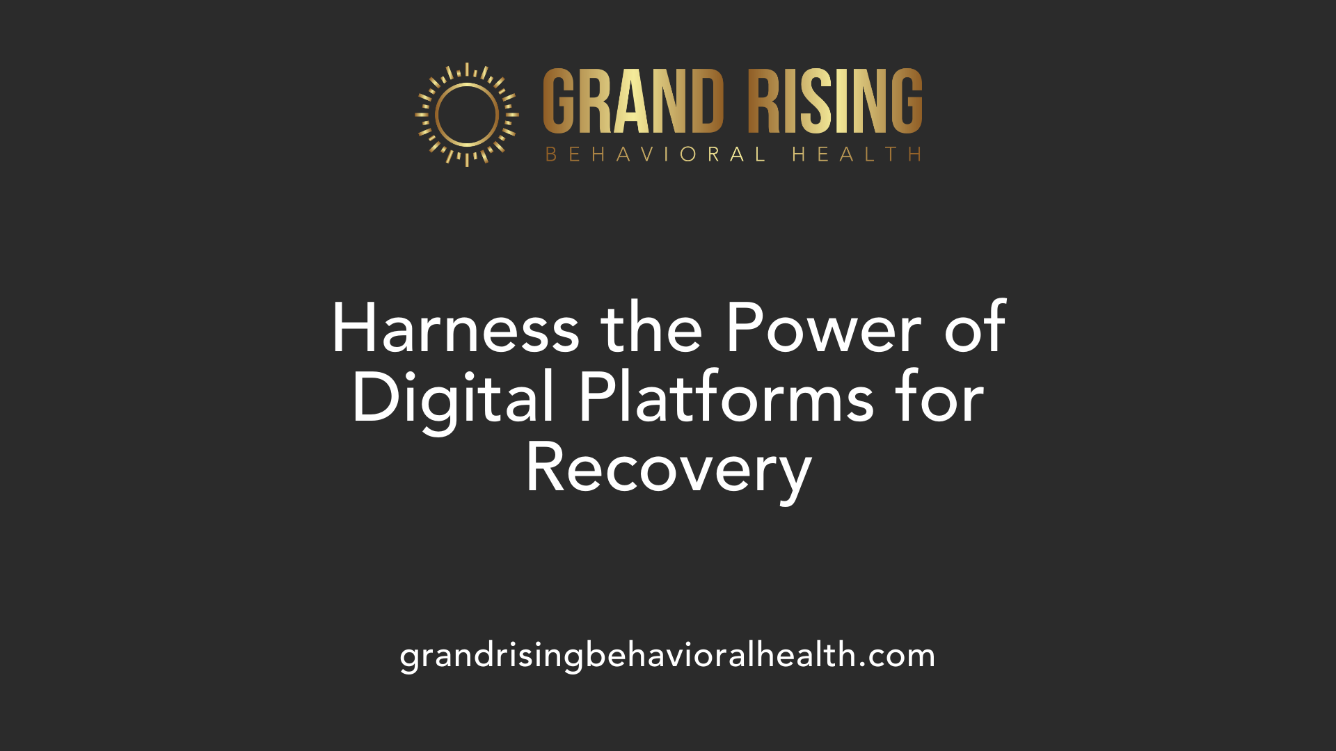 Harness the Power of Digital Platforms for Recovery