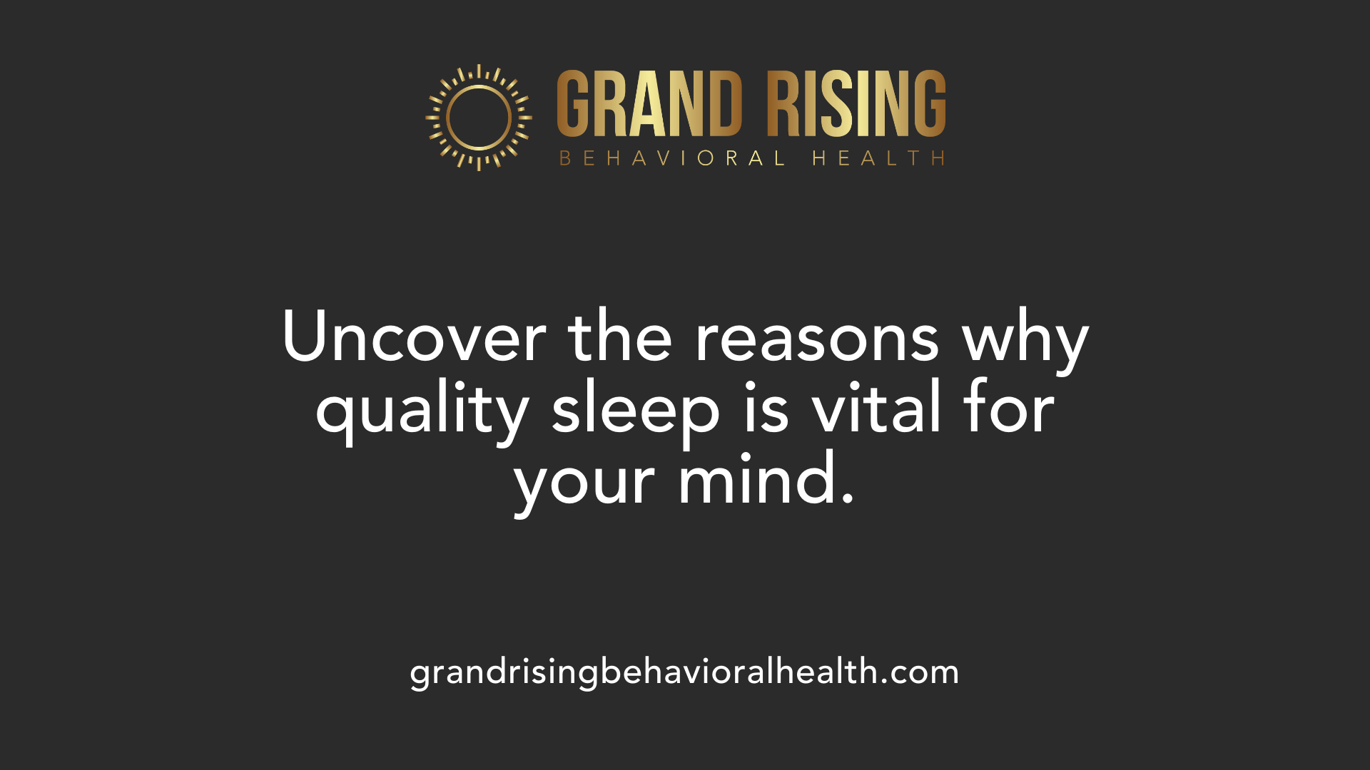 Uncover the reasons why quality sleep is vital for your mind.