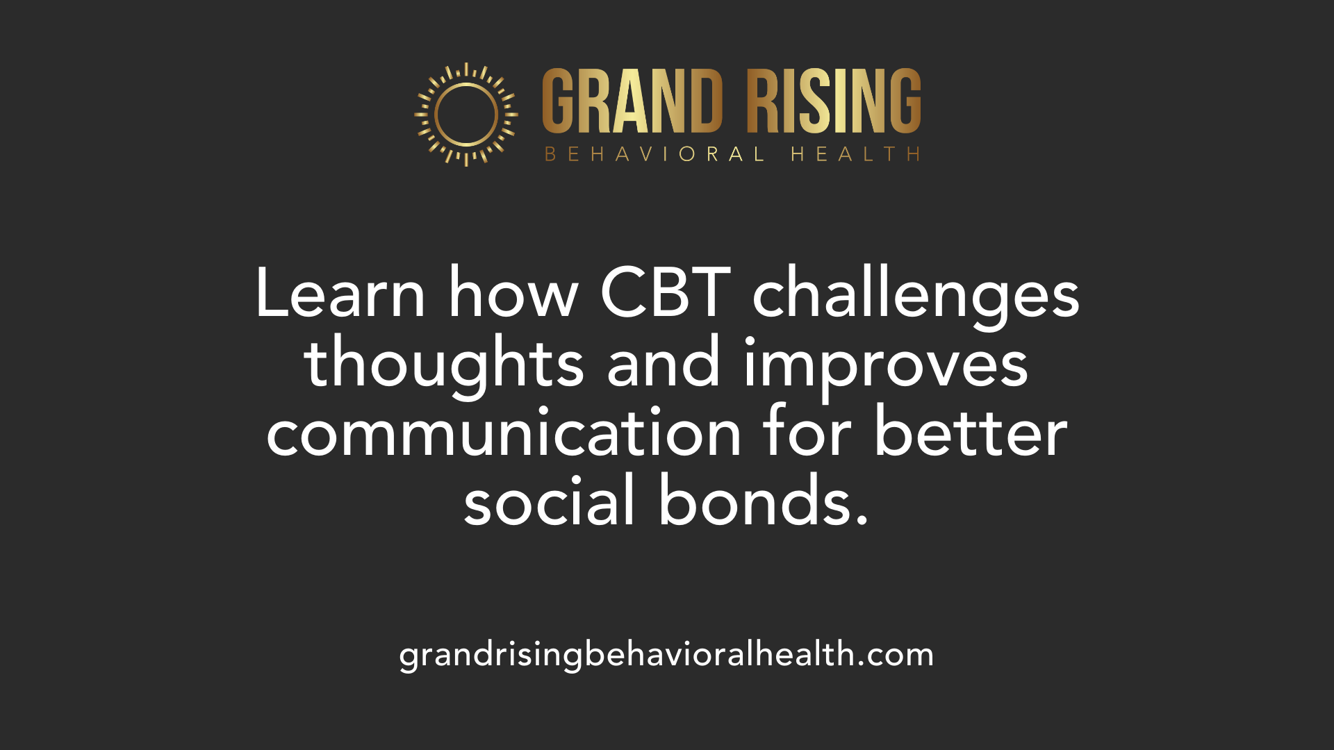 Learn how CBT challenges thoughts and improves communication for better social bonds.