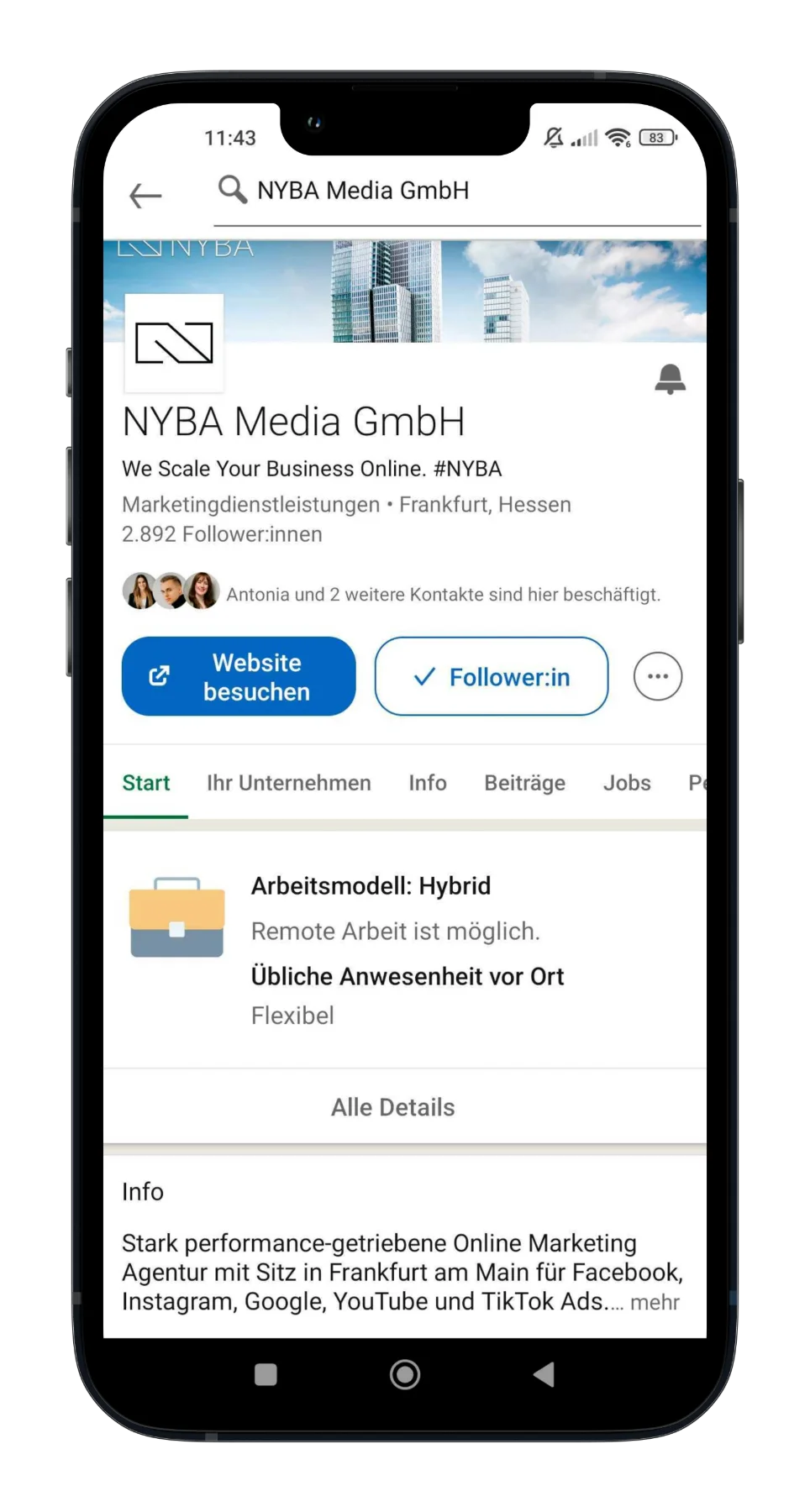 Übersicht: Aktuelle Formate und Bildgrößen von Facebook, Instagram, LinkedIn, TikTok, Twitter und Pinterest., Bild 7