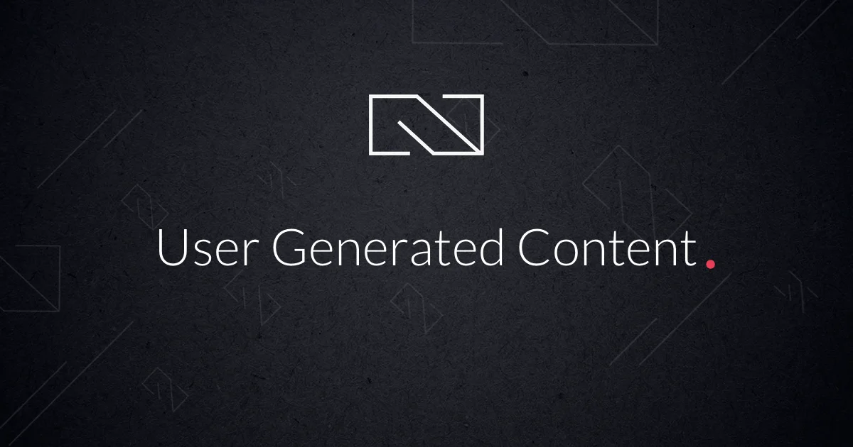 User Generated Content