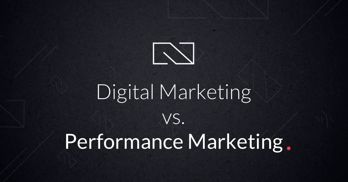 What is the difference between digital marketing and performance marketing